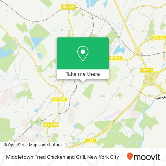 Middletown Fried Chicken and Grill map