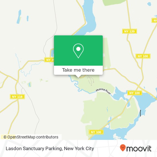 Mapa de Lasdon Sanctuary Parking