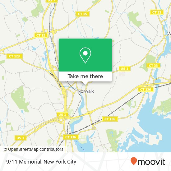 9/11 Memorial map