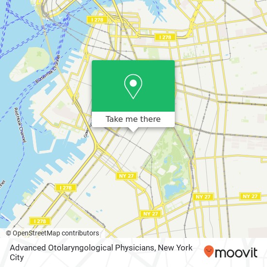 Advanced Otolaryngological Physicians map