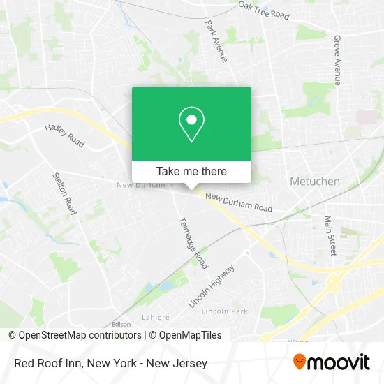 Red Roof Inn map