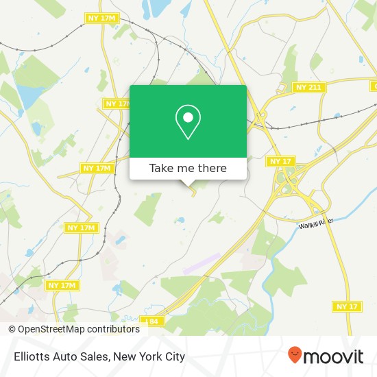 Elliotts Auto Sales map