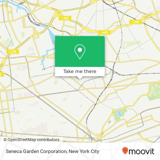 Mapa de Seneca Garden Corporation