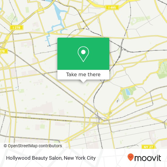 Hollywood Beauty Salon map