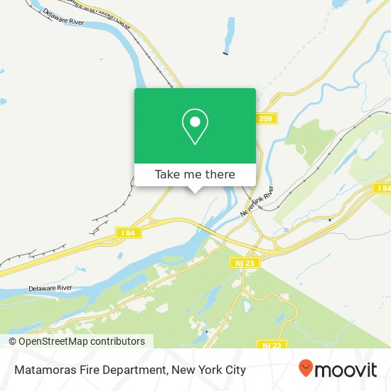 Mapa de Matamoras Fire Department