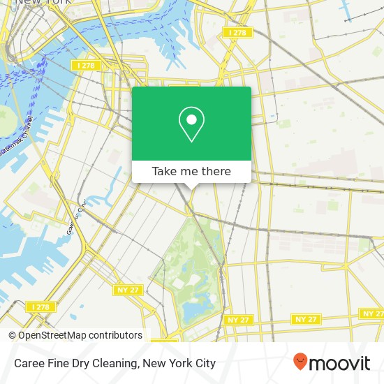 Mapa de Caree Fine Dry Cleaning