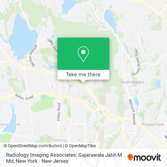 Mapa de Radiology Imaging Associates: Gajarawala Jatin M Md