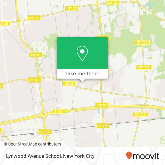 Mapa de Lynwood Avenue School