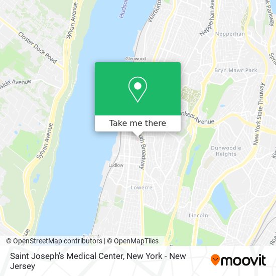 Saint Joseph's Medical Center map