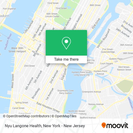 Nyu Langone Health map