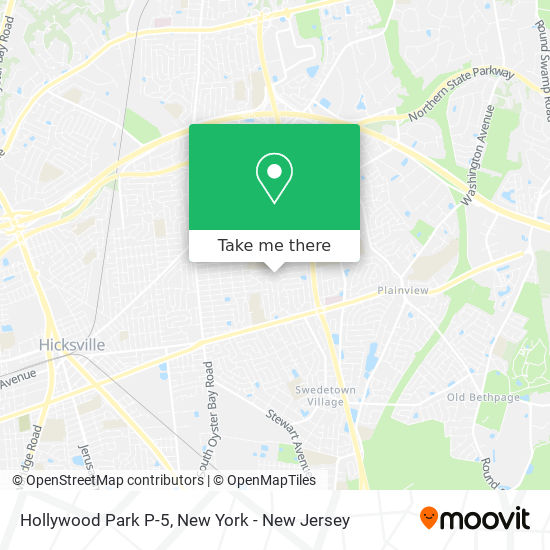 Hollywood Park P-5 map