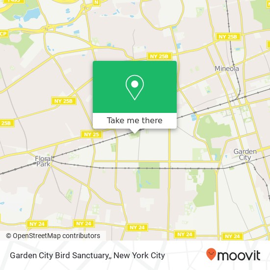 Garden City Bird Sanctuary, map