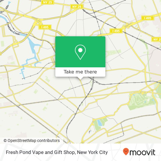 Mapa de Fresh Pond Vape and Gift Shop