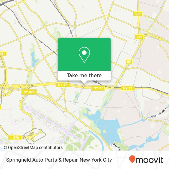 Springfield Auto Parts & Repair map