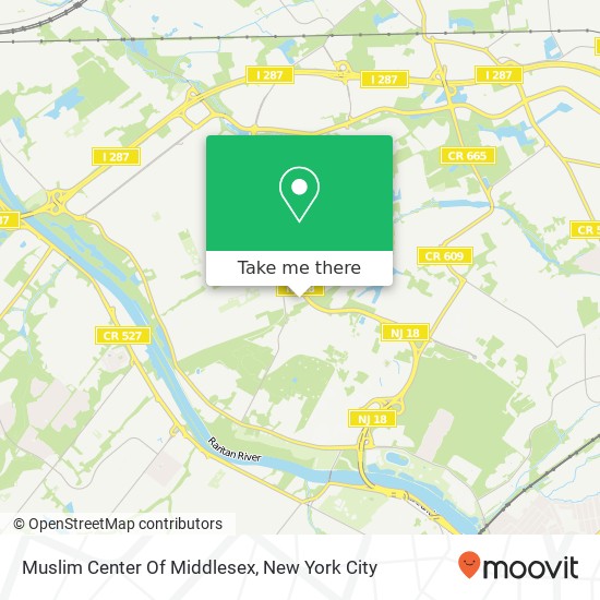 Muslim Center Of Middlesex map