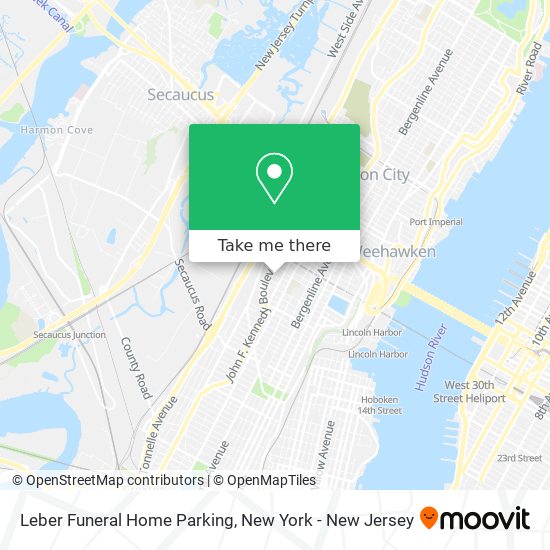 Leber Funeral Home Parking map