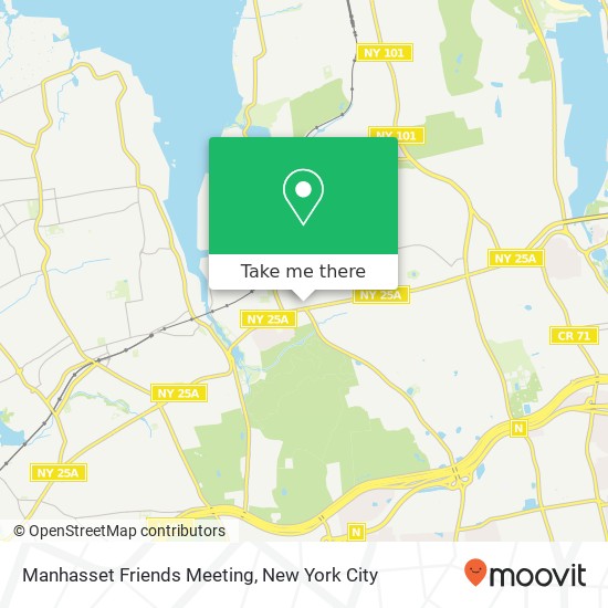 Manhasset Friends Meeting map