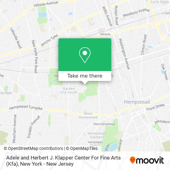 Adele and Herbert J. Klapper Center For Fine Arts (Kfa) map