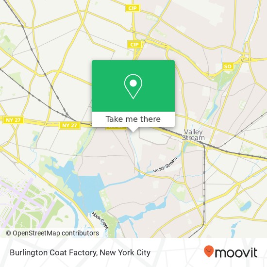 Mapa de Burlington Coat Factory