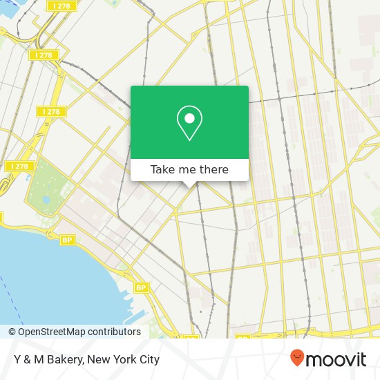 Mapa de Y & M Bakery