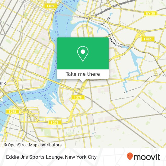 Eddie Jr's Sports Lounge map