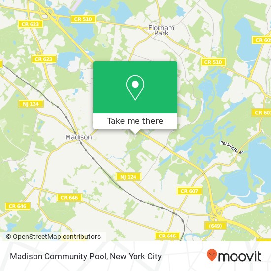 Mapa de Madison Community Pool