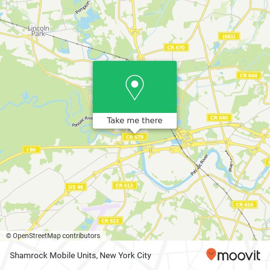 Shamrock Mobile Units map