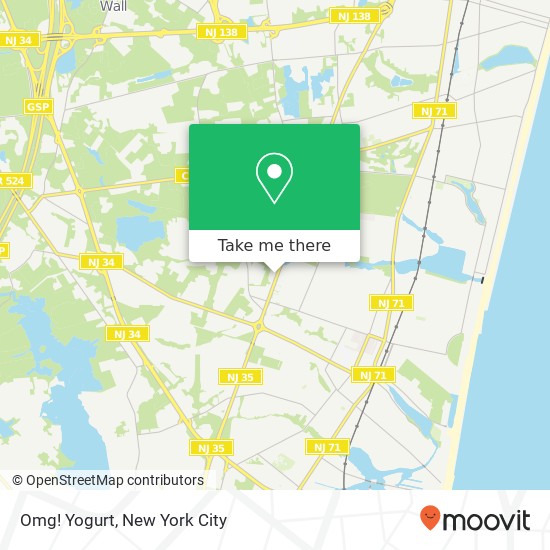 Omg! Yogurt map