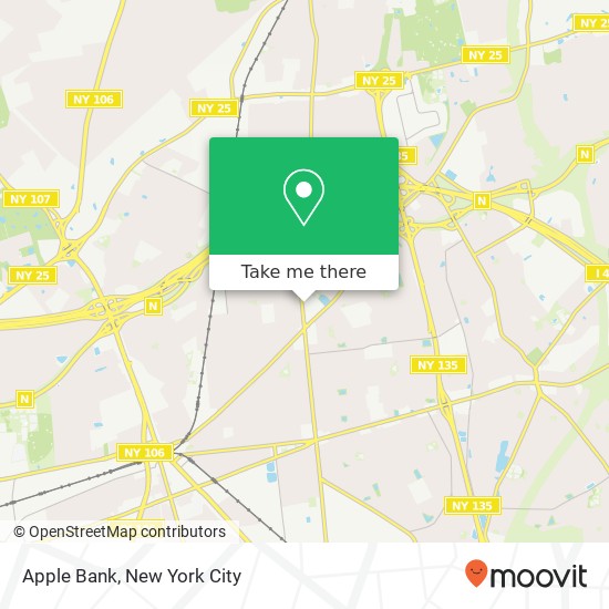 Apple Bank map