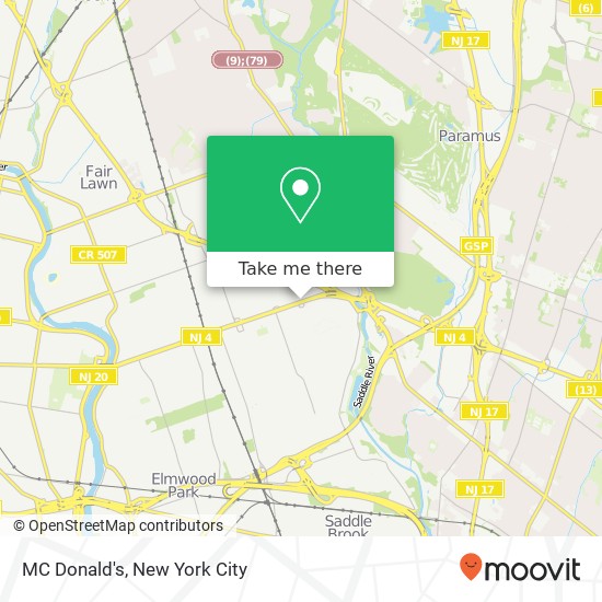 MC Donald's map