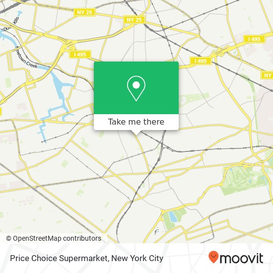 Price Choice Supermarket map