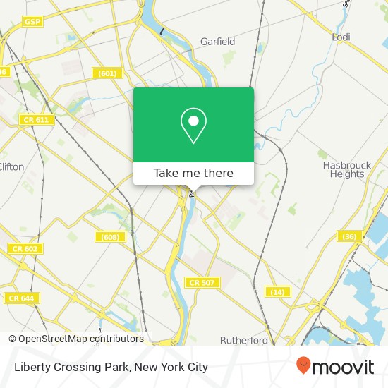 Mapa de Liberty Crossing Park