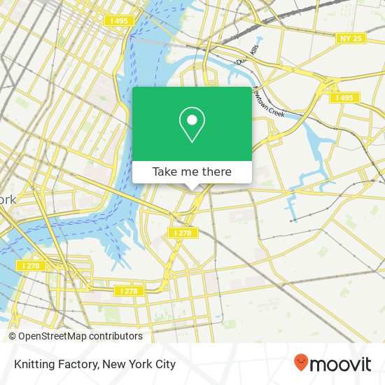 Knitting Factory map