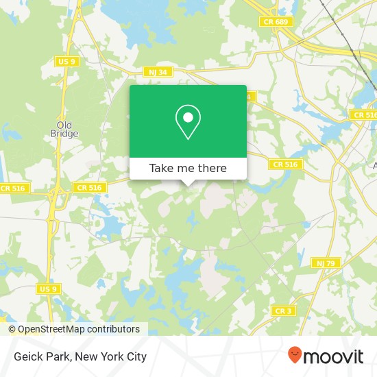 Mapa de Geick Park