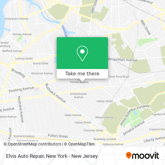 Elvis Auto Repair map