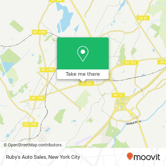 Ruby's Auto Sales map