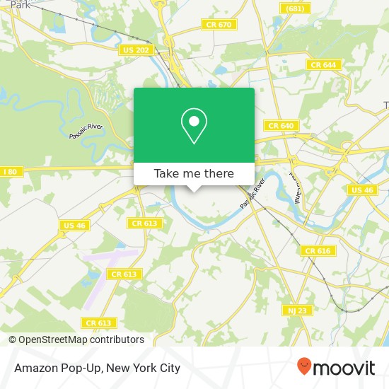 Amazon Pop-Up map