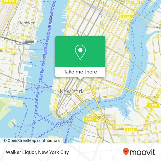 Mapa de Walker Liquor