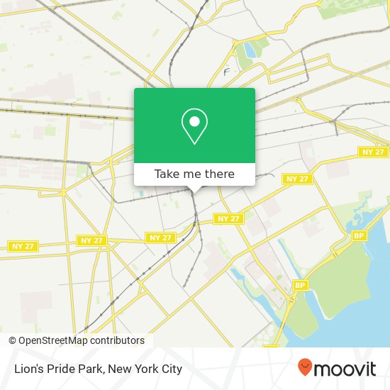 Lion's Pride Park map