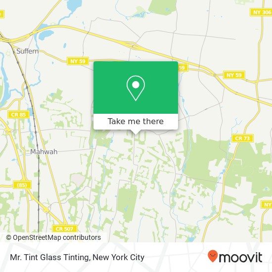 Mr. Tint Glass Tinting map