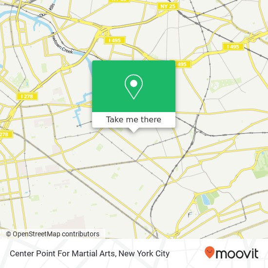 Mapa de Center Point For Martial Arts