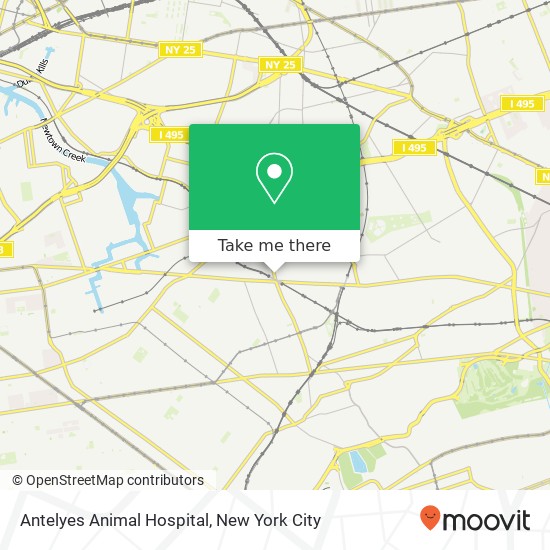 Mapa de Antelyes Animal Hospital