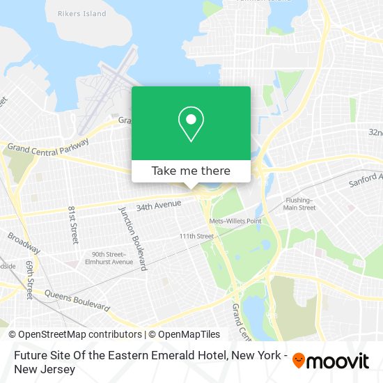 Future Site Of the Eastern Emerald Hotel map