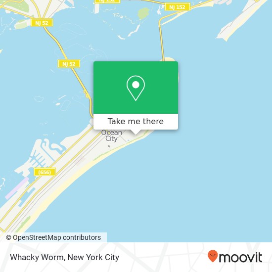 Whacky Worm map