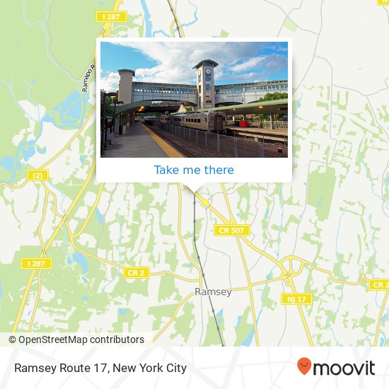 Mapa de Ramsey Route 17