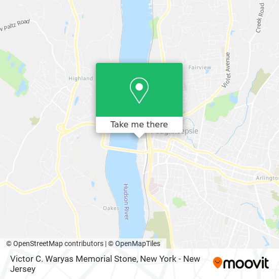 Victor C. Waryas Memorial Stone map