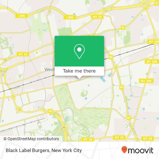 Mapa de Black Label Burgers