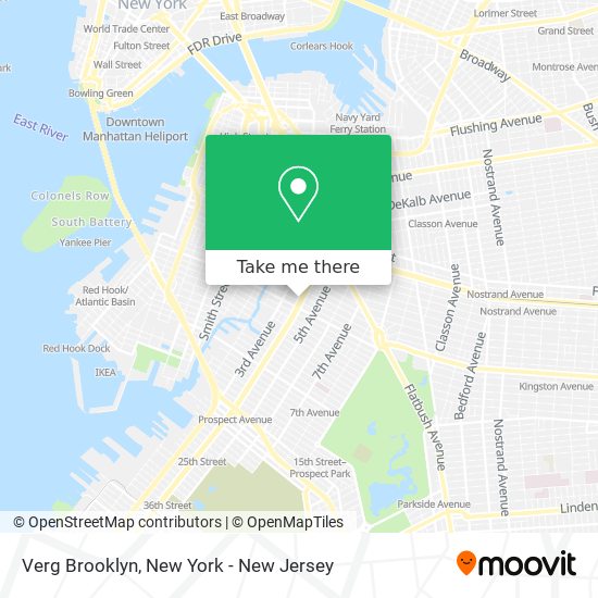 Mapa de Verg Brooklyn