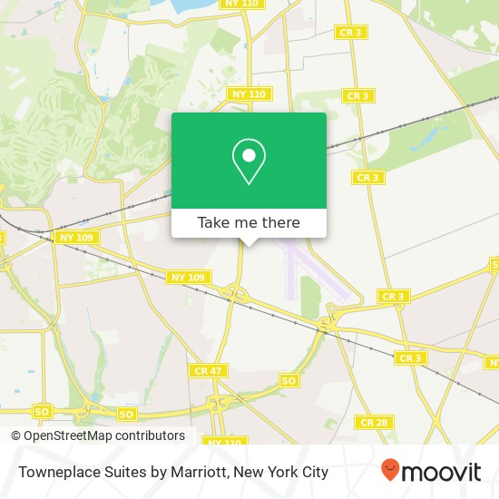 Mapa de Towneplace Suites by Marriott