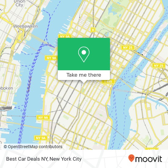 Best Car Deals NY map